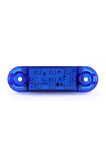 Mavi Parmak Led Oval Led Lamba 10-Adet