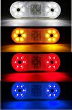 2 FONKSİYON 17 LED SİDE MARKER LED LAMBA TURUNCU 2 ADET