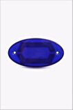 Oto Yan Sinyal Side Marker Oval Led Lamba 18 Led 12/24 Volt Mavi 2 Adet