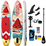 Watermelon 11'  335 Cm Sup Paddle Board Şişme Sörf Tahtası Ölçüleri Geniş Ve Dengeli