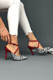 Kadın Elegant Ayakkabı İnce Topuklu Stiletto Ayakkabı Özel Tasarım Abiye Ayakkabı
