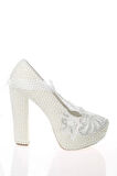 Kadın Moda Şık Sedef Inci Taş Işlemeli Gelin Ayakkabı Topuklu Düğün Nişan Gece Abiye Ayakkabı