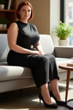 Kadın Bodycon Kesim Kolsuz Midi Elbise Düz Desen Örme Kumaş Detaylı İlkbahar Sonbahar Şıklığı