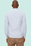 Erkek Basic Slim Fit Hakim Yaka Pamuklu Günlük Gömlek Hafta Sonu Yaz Aylarının Vazgeçilmezi
