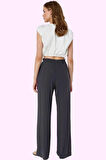 Kadın Geniş Paça Rahat Kesim Yüksek Bel Pantolon Yaz Aylarının Vazgeçilmezi Günlük Kullanım