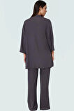 Kadın Rahat Kesim Uzun Boy Örme Pantolon Takım Günlük Kullanım İçin Dayanıklı Malzeme Özel Tasarım