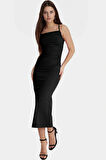 Maxi Örme Elbise Bodycon Kalıp 88% Polyester Yazlık Özenle Seçilmiş Şık Görünüm