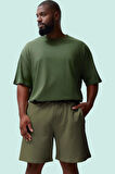 Erkek Büyük Beden Regular Şort Pamuk Günlük Kullanım Hafta Sonu Yaz Aylarının Vazgeçilmezi