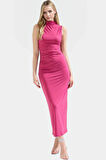 Maxi Elbise Bodycon Kalıp Örme Kumaş Günlük Casual Stil Trend Tasarım Uzun Ömürlü Rahat Kullanım