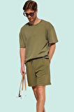 Erkek Geniş Kesim Kısa Şort Pamuk Rahat Günlük Stil Özel Günler Yaz Aylarının Vazgeçilmezi