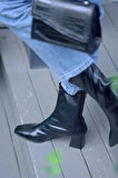 Kadın Streç Küt Model Bootie Siyah