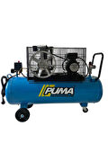 PUMA 100 Litre Yağlı Pistonlu Kompresör 3 HP, 8 Bar, 220 Volt