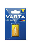 4122 Longlife Alkalin 9V Alkalin Pil Tekli Paket (Blister)