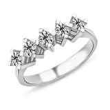 Harem Altın 0.70 Karat G Renk Beştaş Pırlanta Yüzük PB544