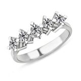 Harem Altın 0.50 Karat G Renk Beştaş Pırlanta Yüzük PB564