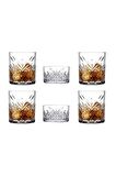 Paşabahçe 6 parça timeless viski keyfi seti - 4 viski bardağı + 2 çerezlik kase