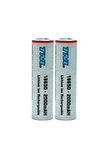 2 Adet TNL 18650 2000mAH 3.7V 30A Discharge Li-ion Başlıksız Şarjlı Pil