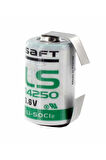 Saft LS14250 Puntalı 3.6V Lityum Şarj Olmayan Pil