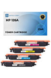 126A Muadil Toner Seti - Color Pro MFP M175 M275 CP1025nw