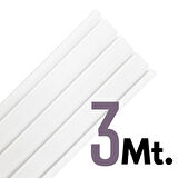 4 Raylı Korniş Perde Rayı 3 Metre Kaliteli Sağlam Ambalaj