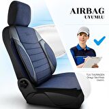 PANDA ELEGANT SERİSİ DOKUMA KUMAŞ OTO KOLTUK KILIFI