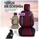 PANDA PARİS SERİSİ PİKE KUMAŞ OTO KOLTUK KILIFI - TAM SET
