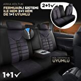 PANDA TORONTO SERİSİ SÜET KUMAŞ OTO KOLTUK KILIFI