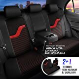 PANDA BOSTON SERİSİ KETEN KUMAŞ OTO KOLTUK KILIFI - TAM SET