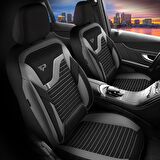 PANDA BOSTON SERİSİ KETEN KUMAŞ OTO KOLTUK KILIFI - TAM SET