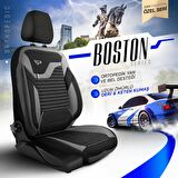 PANDA BOSTON SERİSİ KETEN KUMAŞ OTO KOLTUK KILIFI - TAM SET