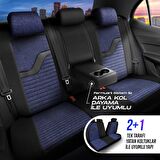 PANDA BOSTON SERİSİ KETEN KUMAŞ OTO KOLTUK KILIFI - TAM SET