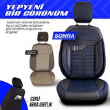 PANDA LONDRA SERİSİ İNGİLİZ JAKAR KUMAŞ TİCARİ OTO KOLTUK KILIFI - TAM SET