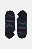 PİERRE CARDİN Bambu 6'lı Erkek Sneakers Kaymaz Çorap 3071-PC LACİVERT