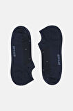 PİERRE CARDİN Bambu 6'lı Erkek Sneakers Kaymaz Çorap 3072-PC LACİVERT