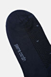 PİERRE CARDİN Bambu 6'lı Erkek Sneakers Kaymaz Çorap 3072-PC LACİVERT