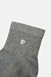 PİERRE CARDİN Pamuk 6'lı Erkek Kısa Soket Balıksırtlı Kemerli Tenis Çorabı 5013-PC GRİ
