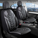 
Ford Focus 2 Lüx Deri Oto Koltuk Kılıfı Ön Arka Takım Classy Serisi SİYAH GRİ