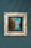 Claude Monet Sonbahar Taş Duvar Tablosu Çerçeveli Duvar Dekoru Wall Art