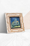 Vincent van Gogh Auvers'deki Kilise Taş Duvar Tablosu Çerçeveli Duvar Dekoru Wall Art