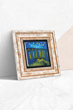 Vincent van Gogh Ren Nehri’nde Yıldızlı Bir Gece Taş Duvar Tablosu Çerçeveli Duvar Dekoru Wall Art