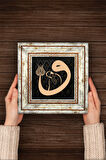 Vav Taş Duvar Tablosu Çerçeveli Duvar Dekoru Wall Art
