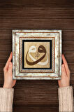 Vav Taş Duvar Tablosu Çerçeveli Duvar Dekoru Wall Art