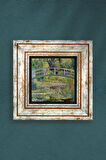 Claude Monet Nilüfer Gölü Taş Duvar Tablosu Çerçeveli Duvar Dekoru Wall Art