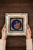 Tavus Kuşu Taş Duvar Tablosu Çerçeveli Duvar Dekoru Wall Art