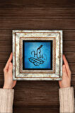 Hu Taş Duvar Tablosu Çerçeveli Duvar Dekoru Wall Art