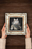 Patili Ekselanslar Taş Duvar Tablosu Çerçeveli Duvar Dekoru Wall Art