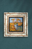 Van Gogh Arles'te Langlois Köprüsü Taş Duvar Tablosu Çerçeveli Duvar Dekoru Wall Art