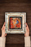 Picasso Avignonlu Kızlar Taş Duvar Tablosu Çerçeveli Duvar Dekoru Wall Art