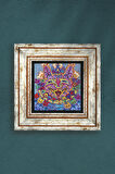 Louis Wain Kediler Taş Duvar Tablosu Çerçeveli Duvar Dekoru Wall Art
