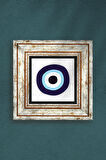 Nazar Taş Duvar Tablosu Çerçeveli Duvar Dekoru Wall Art